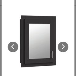 NIB MagickWoids Brighton Collection Medicine Cabinet In Chocolate