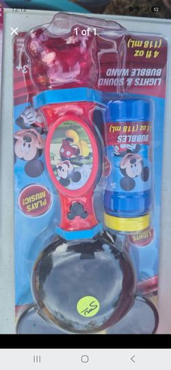 New mickey mouse bubble blower