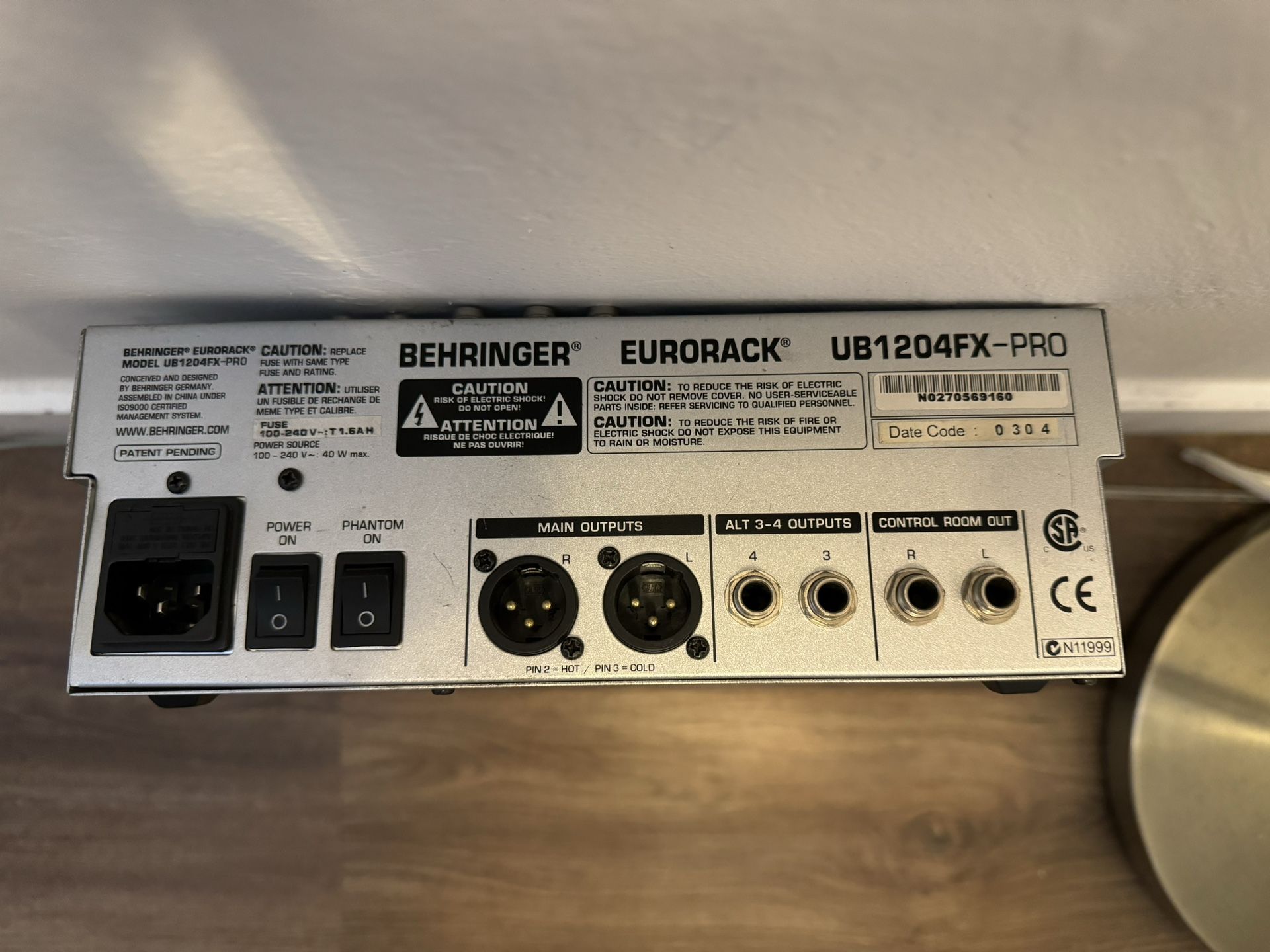 Behringer Eurorack UB1204FX-PRO Mixer for Sale in Fresno, CA - OfferUp