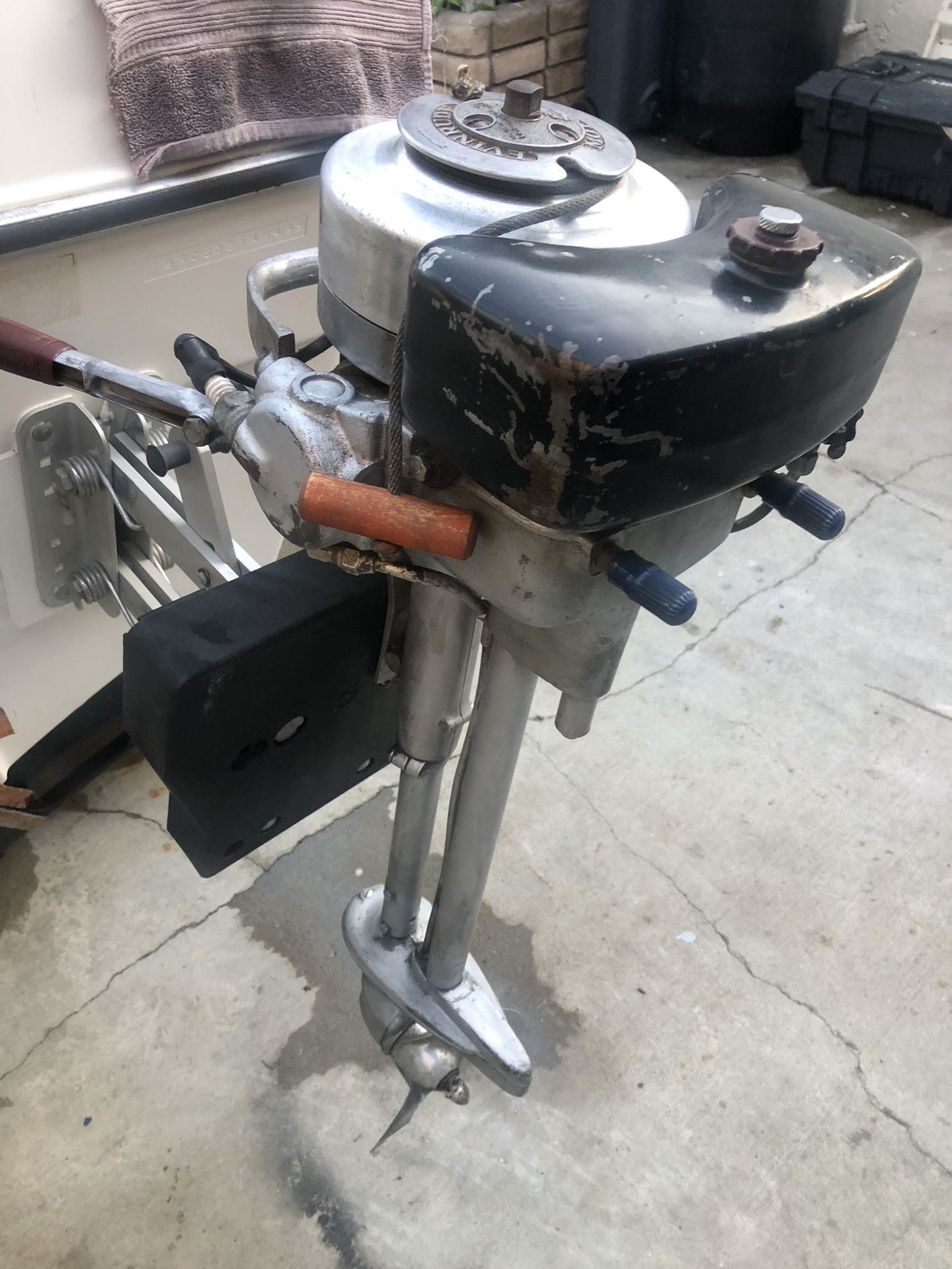 Boat motor vintage