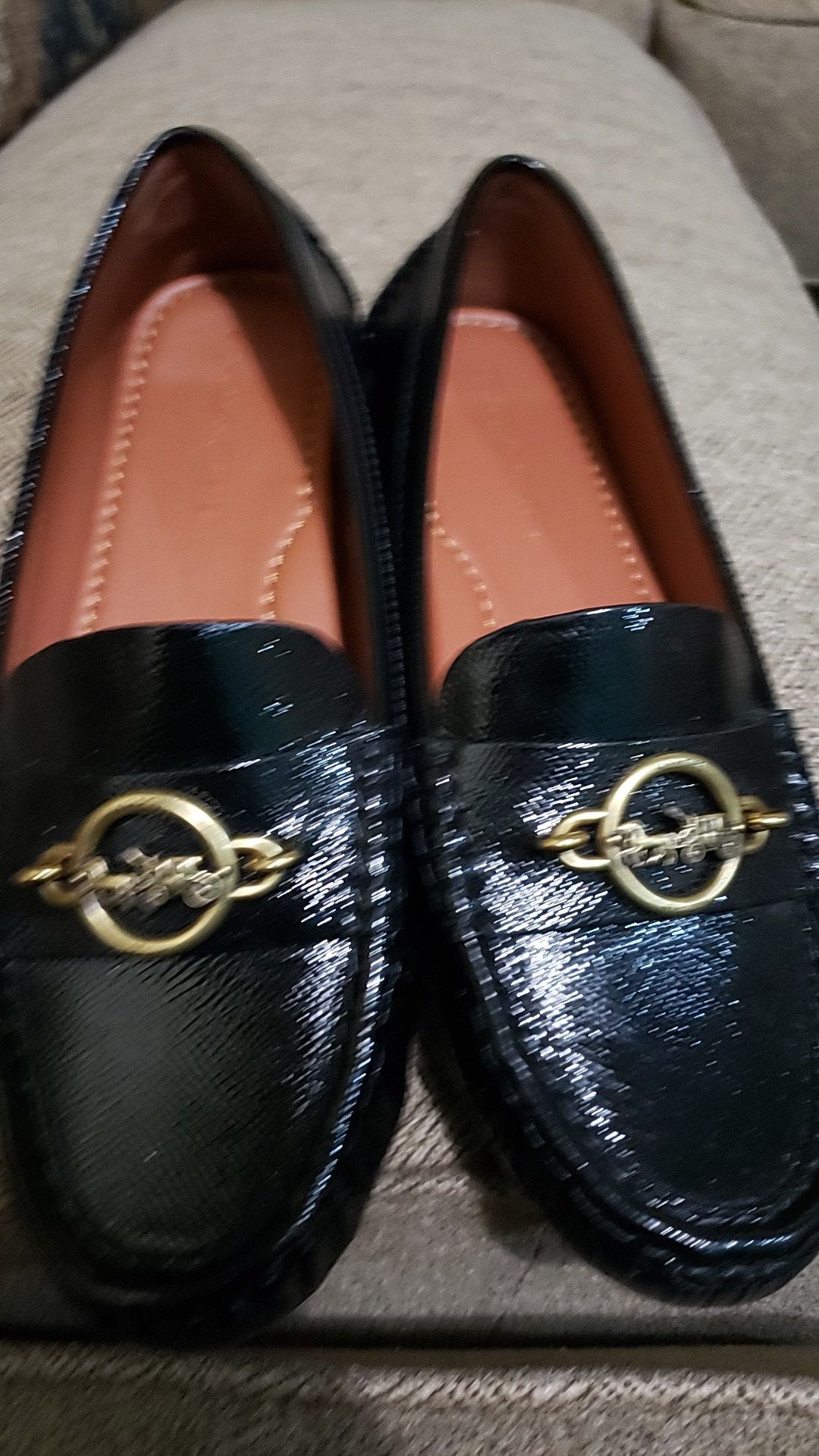 Black Coach shoes sz 6.5