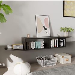 Floating Shelves for Wall Under TV, 55”