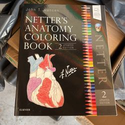 Netters anatomy Coloring Book NEW