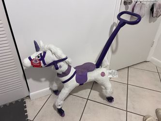 Push Pony Unicorn Ride-On Toy