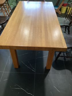 Designer Furnitures; Bernhardt Armoire; Maple Butchers Block Table; Glass Top Coffee Table/ cast Iron frame….all Prices Negotiate