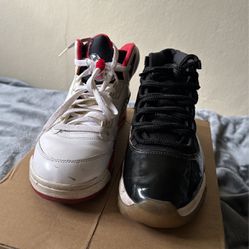 Jordan 11s & 5s SZ 8