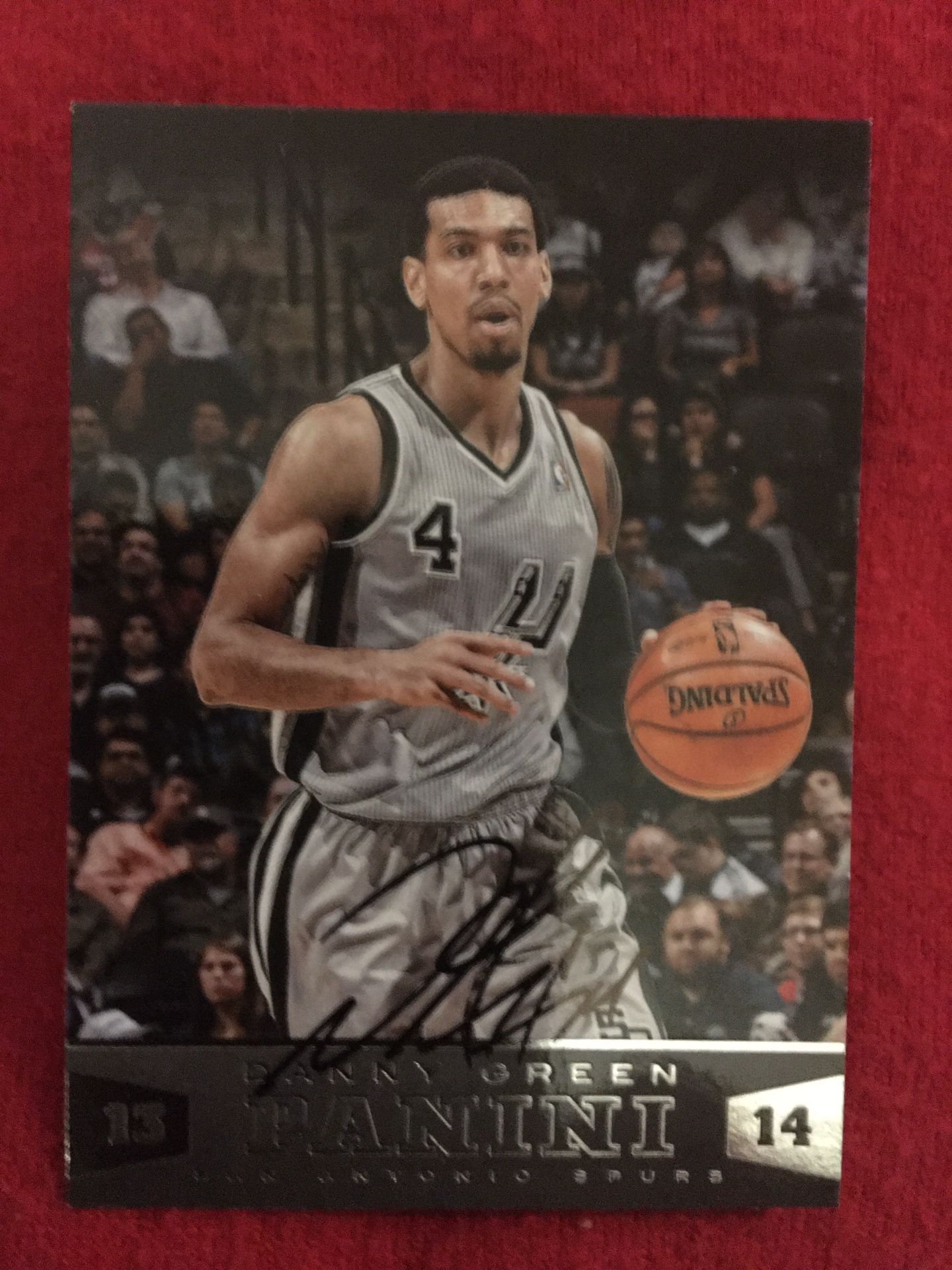 Autograph Card Signed By Nba Star Danny Green.