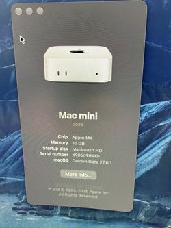 Apple Mac mini M4 16GB/256GB (2024)