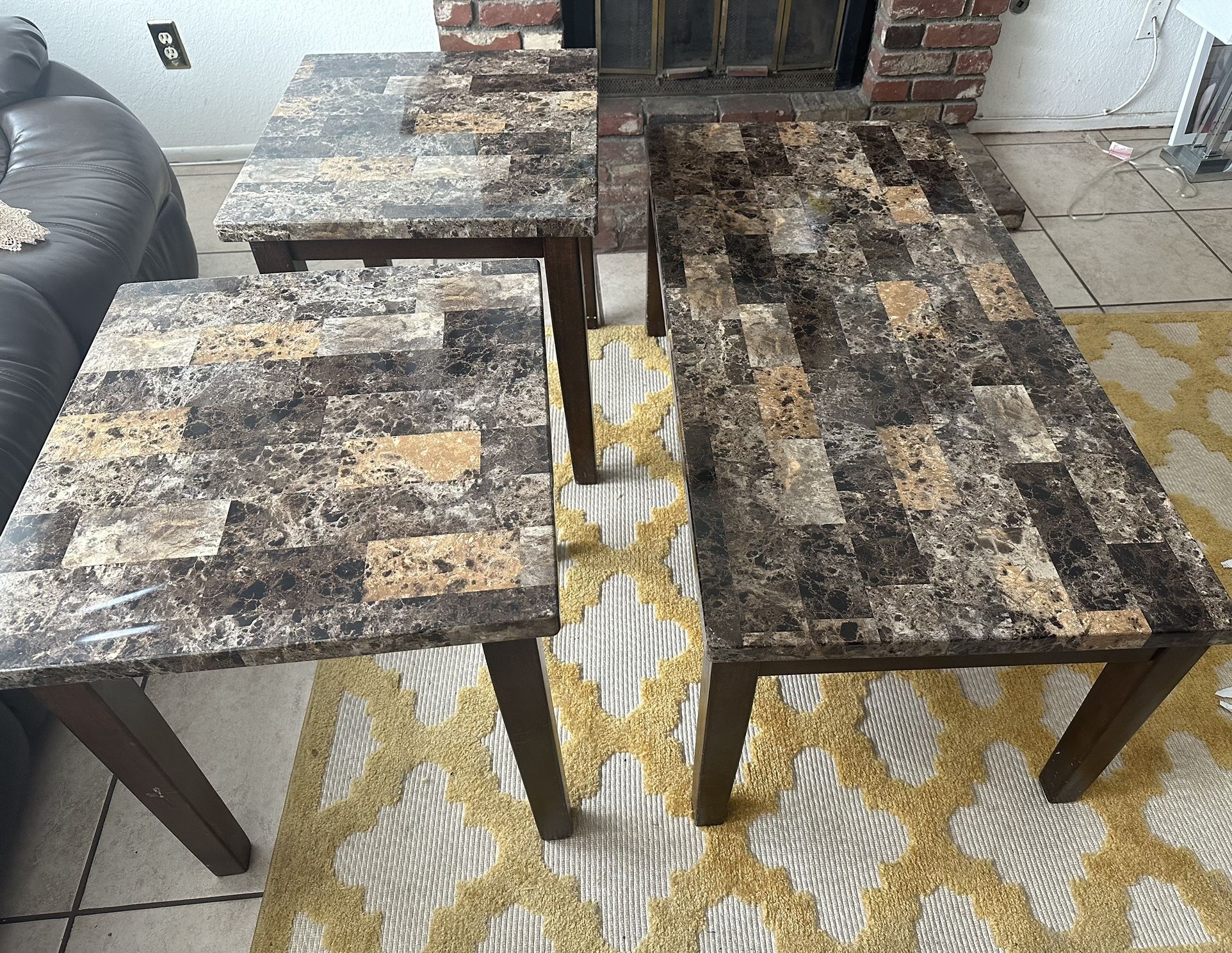 Marble Living Room Table Set for Sale in Moreno Valley, CA OfferUp