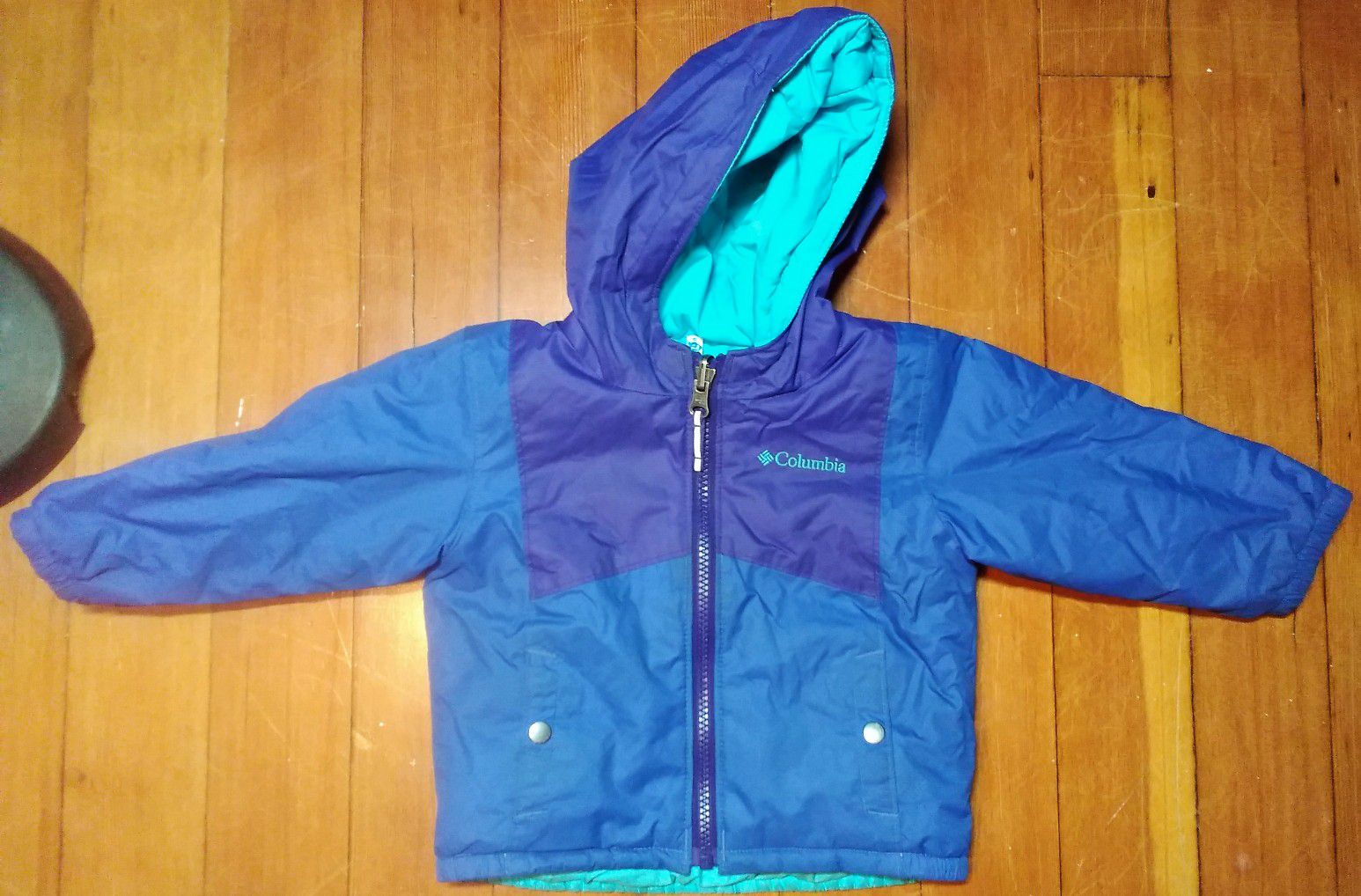 EUC Kid's 2T Columbia Reversible Snow Jacket