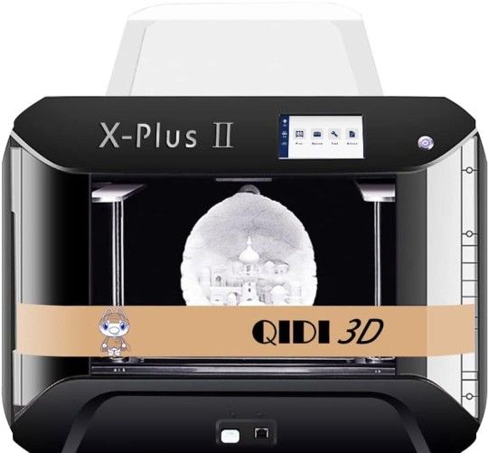 R QIDI TECHNOLOGY X-PlusⅡ 3D Printer, New Upgrade Intelligent Industrial Grade 3D Printers,Large Print Size,Printing with Nylon, Carbon Fiber, PC,High
