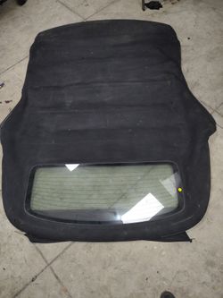 Camaro soft top with brackets and window  convertible