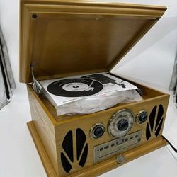 Ansonia turntable CD player and AM /FM radio Brand new in box never opened
