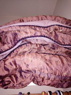 Big purple comforter