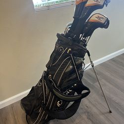 Callaway complete set with bag and push cart