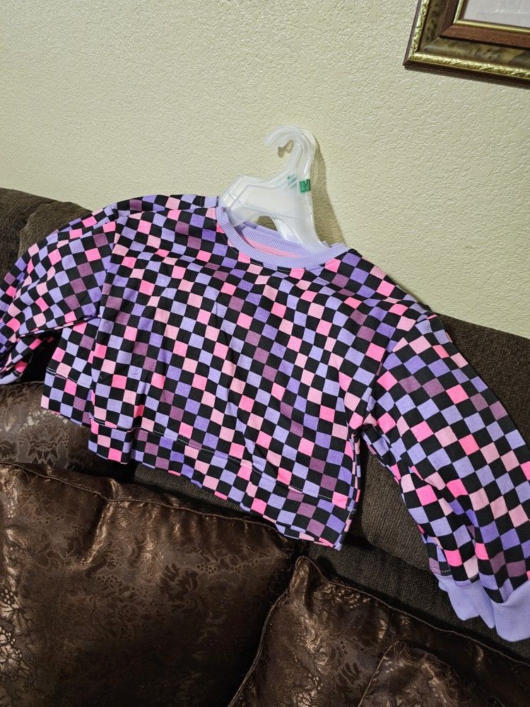 Girls Checker Board Shirt
