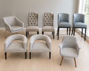 Great accent Chairs dining chairs, barstools $50-$100