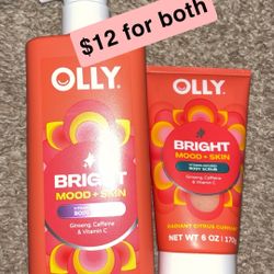 Olly Body Wash And Scrub 