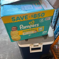 Pampers Swaddler New Born Free Two Bag