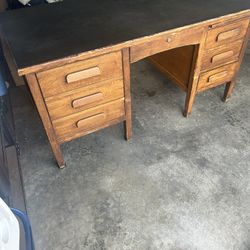 Antique Wooden Desk