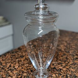 Large 18" Victorian Glass Apothecary Jar