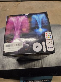 CoolCoolDee Color-Changing Fiber Optic Fountain Light