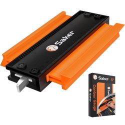 Saker Contour Gauge (5 Inch Lock) Profile Tool- Adjustable Lock-Precisely Copy Irregular Shape Duplicator -Irregular Welding Woodworking Tracing - Mus