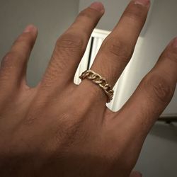 14K Cuban-Style Ring