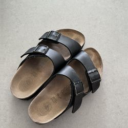 Birkenstocks Papillio Black Sandals For Kids Unisex