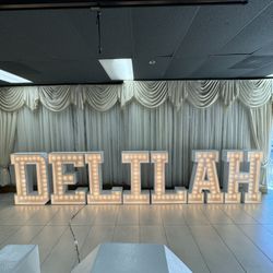 Marquee Light Up Letters
