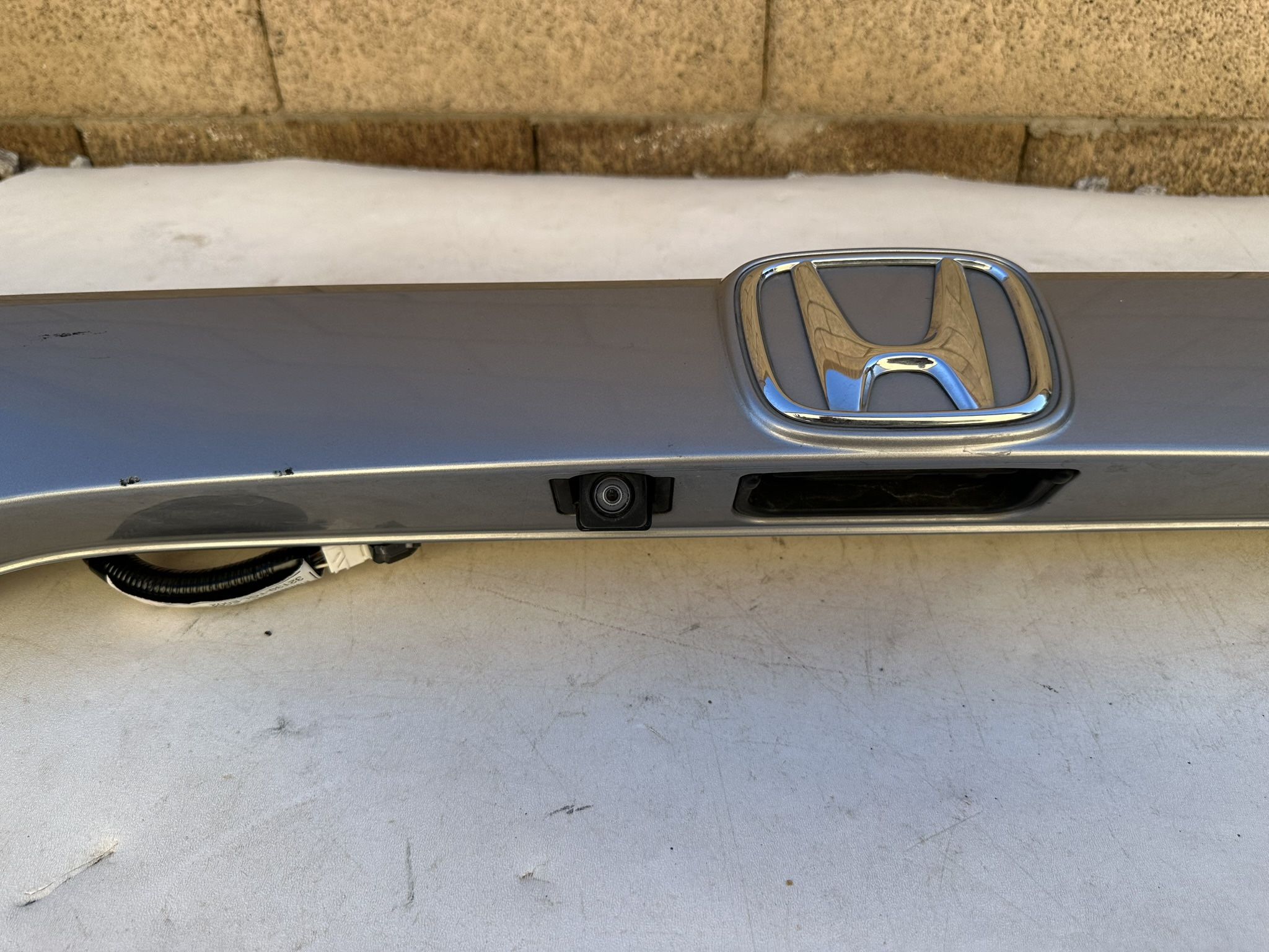Honda Civic Hatchback Trunk Lid Molding with Camera, Honda Civic Trunk Camera 2017-2021, OEM ORIGINAL part