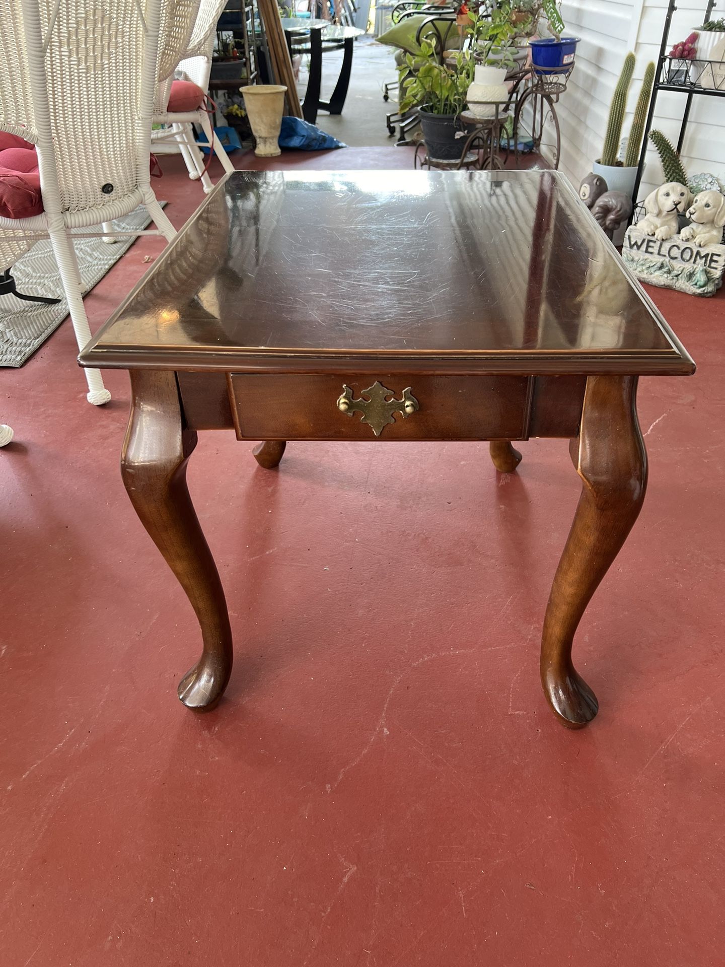 Solid Cherry End Table /  Side Table