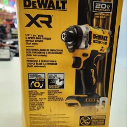 Dewlat Impact Driver Tool Only Open Box DCF860B
