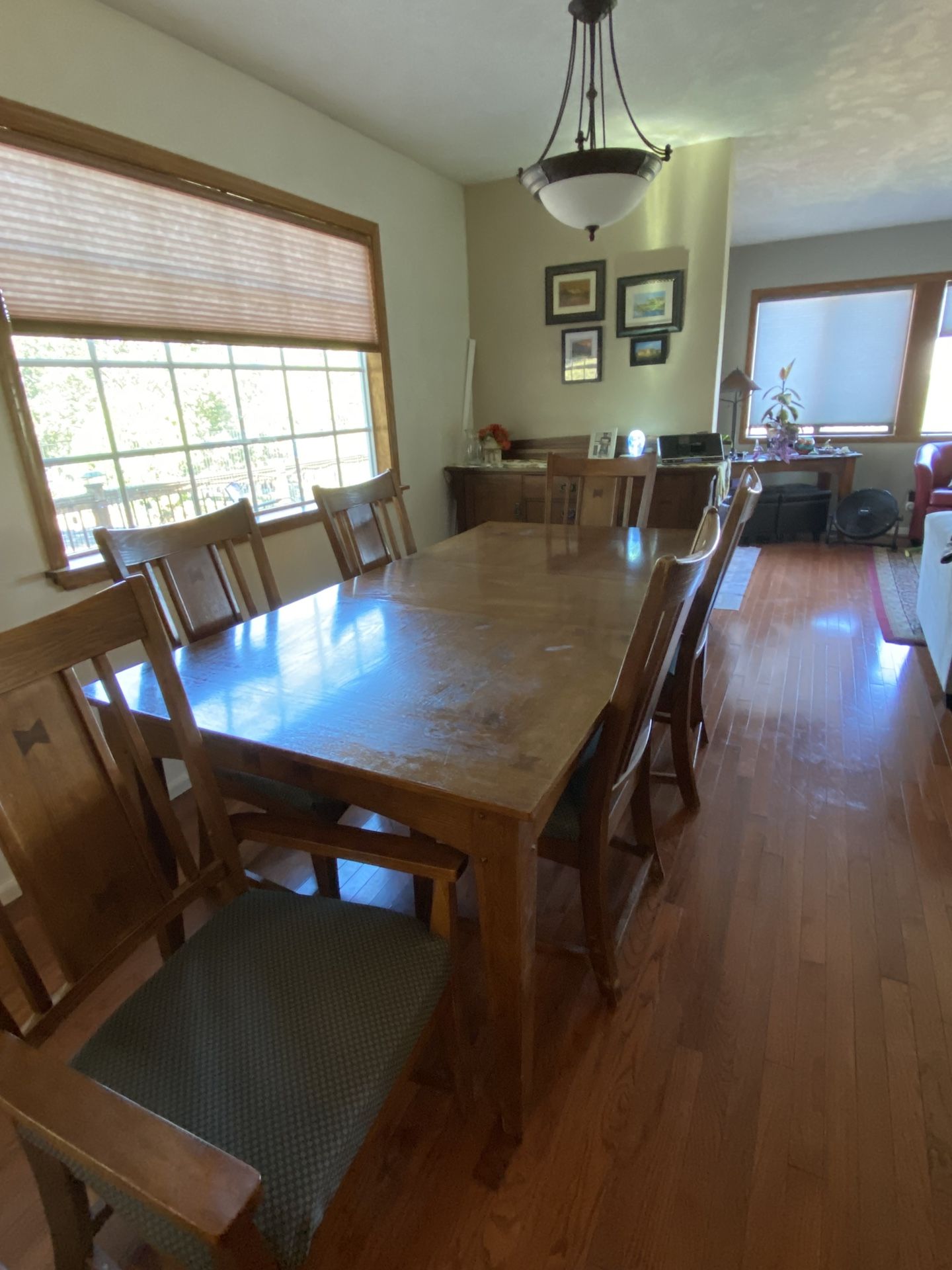 Sturdy Craftsman Style Dining Table