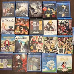 Anime Blu-rays And DVDs 