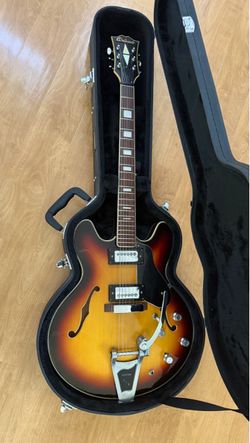 Orlando Semi-Hollow Electric Guitar with Case