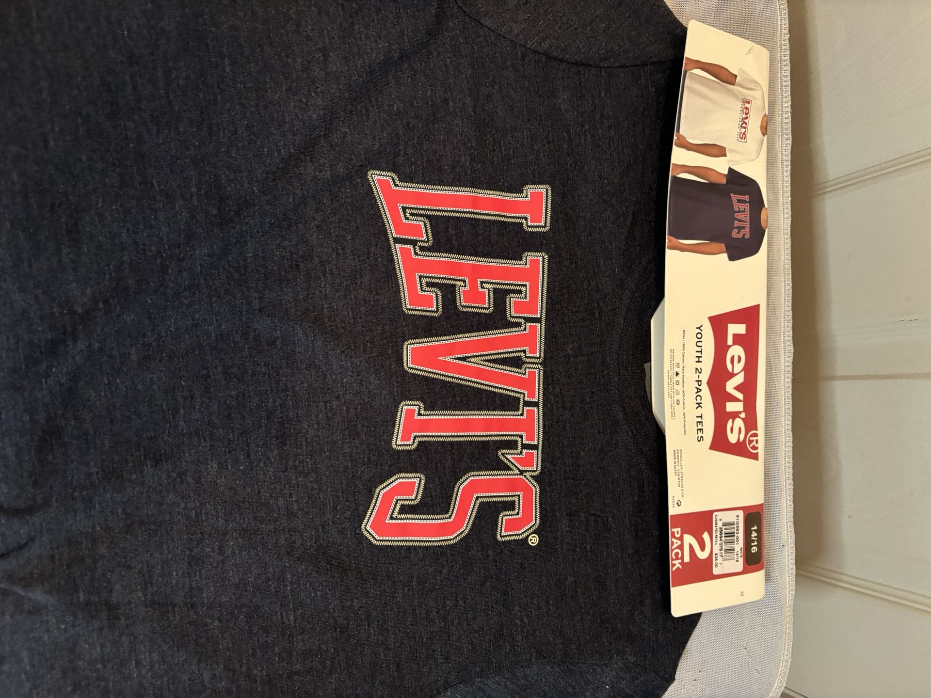 LEVI’S Youth T-shirt One One In Pack Size 14/16