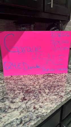 Garage sale 7/23/26 - 7/25/26