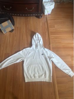 white nike hoodie