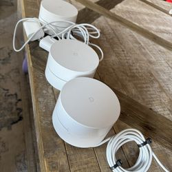 3 Google Wifi Routers Package —$75