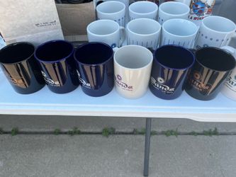 Multiple vintage Sands coffee mugs in some various rare colors