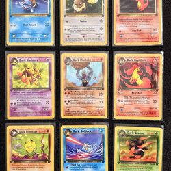 1st Edition Team Rocket Pokémon Set 💥 27 Cards • Vintage Collection • $175   Lot #1/3