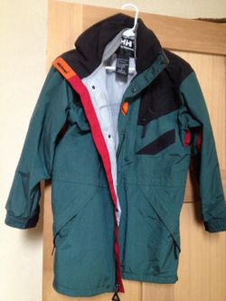 Helly Hansen ski snow jacket size youth large