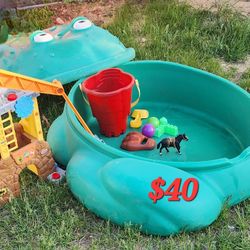 Large Frog Sandbboz/kiddie Pool 