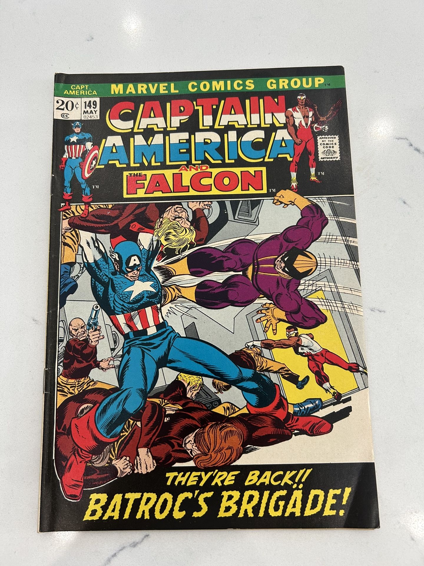 Captain America & Falcon Key Issue 149 High Grade FN-Bronze Age Marvel Comics