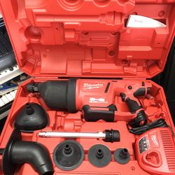 Milwaukee 12v Air Snake Drain Cleaner Kit