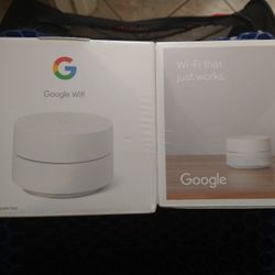 1 Google Wifi (AC1200) Duel Band Expandable Mesh Wifi.