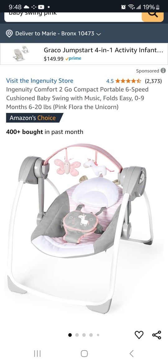 Ingenuity Baby Swing