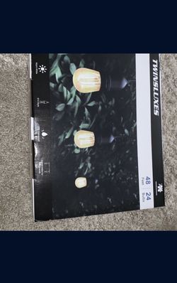 TWINSLUXES LED Patio Lights String (48 FT )