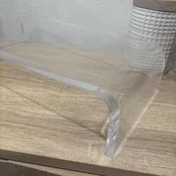 Acrylic laptop stand